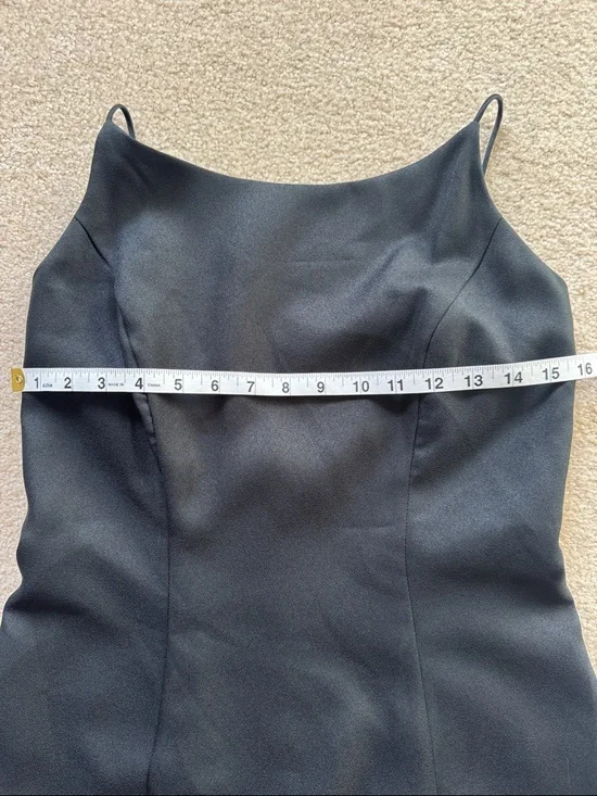 Y2K LBD Black Formal Dress - Vintage Womens 10 - Picture 5 of 11